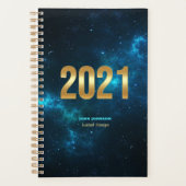 Pas NAVY BLUE SKY 2021 de Kalender Planner aan (Voorkant)