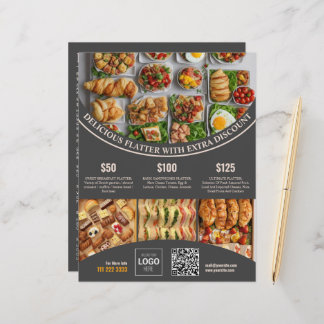 Pas online deze Elegant Food Menu & Prijs aan