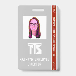 Pas op: Bouw - Hoog Risico ID-badge Badge