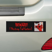 Pas op! Bumpersticker (Op auto)