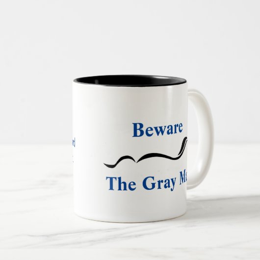 'Pas op de grijze Mare' Mok van Anna Blake (Voorkant rechts)