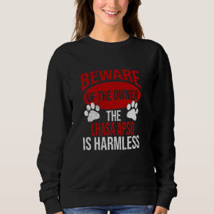 Pas op - Dog Dad Dog Mom Lhasa Apso Hondeneigenaar Trui