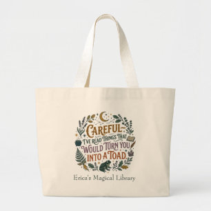 Pas op, ik heb dingen verkeerd gelezen Paddencitaa Grote Tote Bag