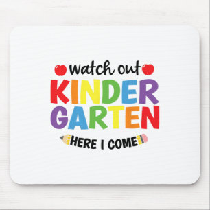 Pas op kleuterschool hier kom ik Kinder terug naar Muismat