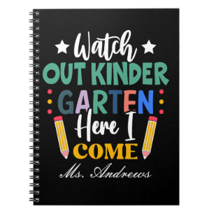 Pas op kleuterschool, ik kom eraan! Leuk voor kind Notitieboek