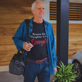 Pas op mijn dochter is een advocaat | MAMA PAPA T-shirt