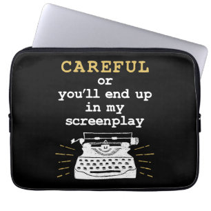 Pas Op Of Je Eindigt In Mijn Scenario Laptop Sleeve
