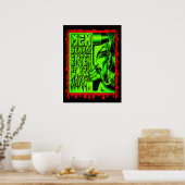 Pas op! poster (Keuken)