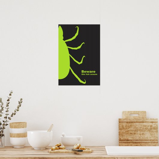 Pas op poster (Keuken)