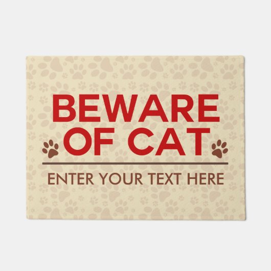 Pas op voor de aangepaste tekst van Cat Deurmat (Voorkant)