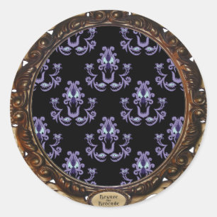 Pas op voor de Brocade Ronde Sticker