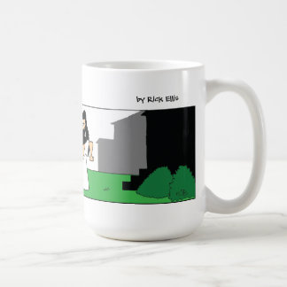 Pas op voor de god koffiemok