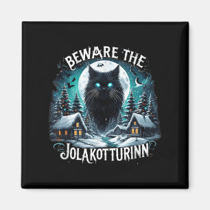 Pas op voor de Jolakotturinn Yule Cat IJslandse Ch Magneet