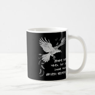 Pas op voor de Raven Halloween kostuum Trick or tr Koffiemok