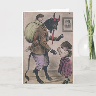 Pas op voor de traditionele Krampus Holiday kaart