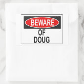 Pas op voor Doug Sticker (Tas)