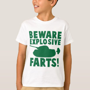 Pas op voor EXPLOSIEVE FARTS! T-shirt