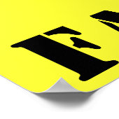 Pas op voor Fangirl-poster Poster (Hoek)