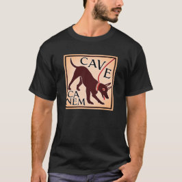 Pas op voor het Afbeelding "Cave Canem" Greco-Roma T-shirt