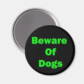Pas op voor honden magneet (Voorkant / Achterkant)