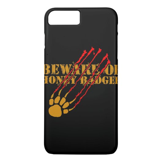Pas op voor honingbadger Case-Mate iPhone case (Achterkant)