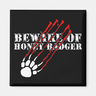 Pas op voor honingbadger magneet