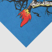 Pas op voor  Horror Comics Graveyard Zombie Tissuepapier (Detail)