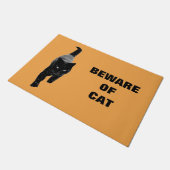 Pas op voor katten deurmat (Schuin)