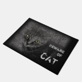 Pas op voor katten deurmat (Schuin)