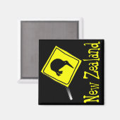 Pas op voor Kiwis Magnet Magneet (Voorkant / Achterkant)