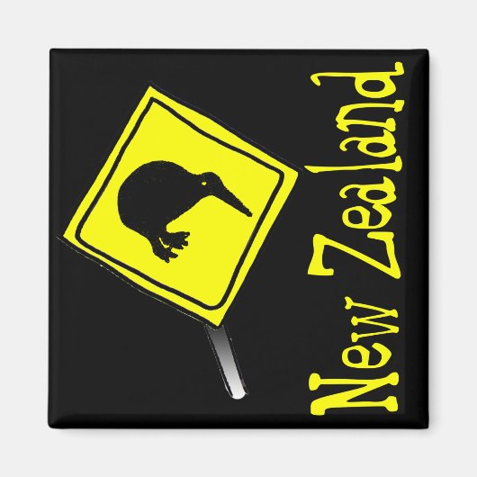 Pas op voor Kiwis Magnet Magneet (Voorkant)