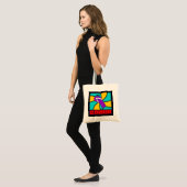 Pas op voor La Chancla Funny Tote Bag (Voorkant (model))