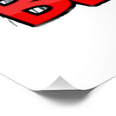 Pas op voor Rotweiler Poster Perfect Poster (Hoek)