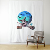 Pas op voor Schattigee heks luiaard vliegen op Bro Wandkleed (In situ)