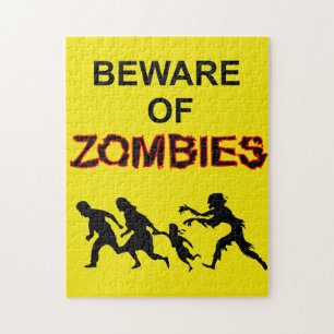 Pas op voor Zombie Puzzle Legpuzzel