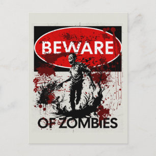 Pas op voor Zombies Briefkaart