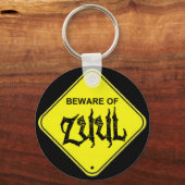 Pas op voor Zuul-Sleutelhanger Sleutelhanger (Voorkant)