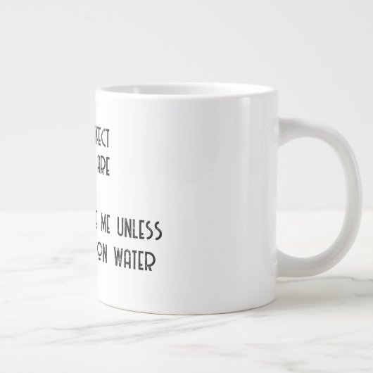 Pas parfait Mug (Droite)