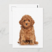 Pas personaliseren aan met foto's en namen briefkaart (Voorkant / Achterkant)