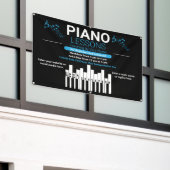 Pas Piano Lessen Muziek Docent Yard Spandoek (Buitenkant Gebouw)