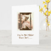 Pas plus âgé que la carte d'anniversaire de nuit (Fleur jaune)