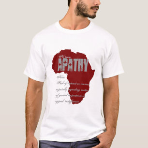 Pas plus d'apathie - T-shirt de conscience d'aides