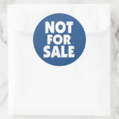 Pas pour la vente autocollant (Sac)