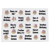 Pas Prêt Pour Un Sac Cadeau Anniversaire (Devant)