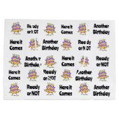 Pas Prêt Pour Un Sac Cadeau Anniversaire (Dos)