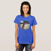 Pas question ! D'accord ? - T-shirt bleu (foncé) (Devant entier)