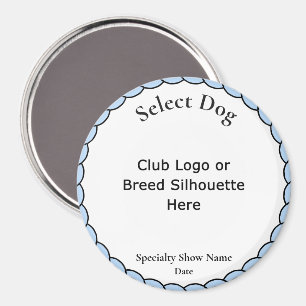 Pas Select Dog Award aan Magneet
