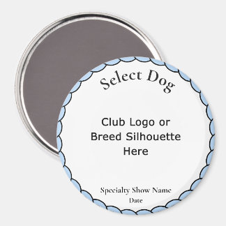 Pas Select Dog Award aan Magneet