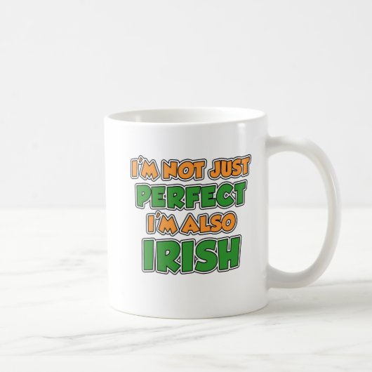 Pas seulement parfait je suis irlandais Mug (Droite)