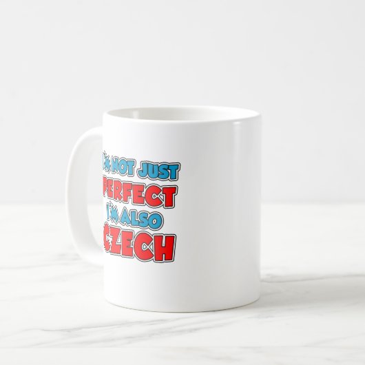 Pas seulement parfait tchèques Mug (Devant gauche)